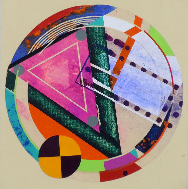 BAV-010-T-S II, Acrylic on Canvas, 10" x 10" -- Private Collection